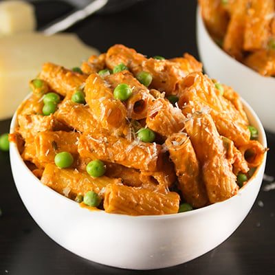 Spicy chicken rigatoni 