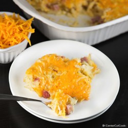 Hash Brown Casserole {Without Cream Soup}