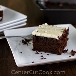 Simple Chocolate Cake with Buttercream Frosting