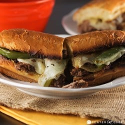Slow Cooker French Dip Sandwiches