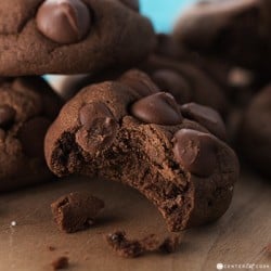 Double Chocolate Chip Pudding Cookies