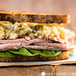 Thanksgiving Leftovers Club Sandwich