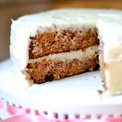 Carrot Cake with Lemon Cream Cheese Frosting