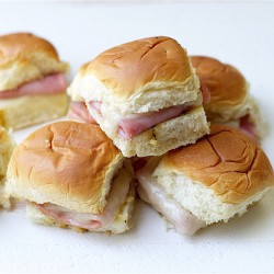 Baked Ham and Cheese Mini Sandwiches