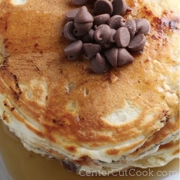 Chocolate chip pancakes