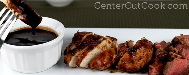 Balsamic bbq glazed chicken