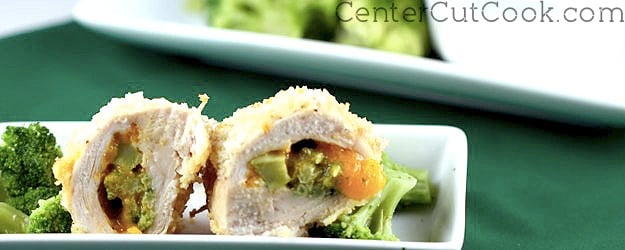 Broccoli and cheese stuffed chicken