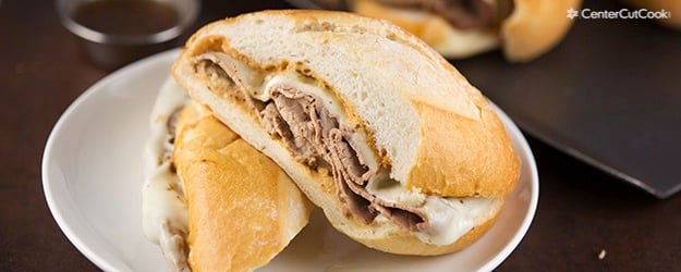 French dip sandwiches