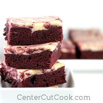 Red velvet brownies