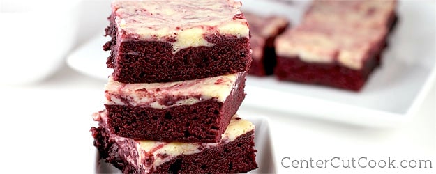 Red velvet brownies