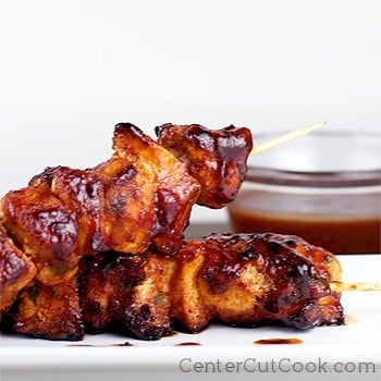 Bbq chicken kabobs