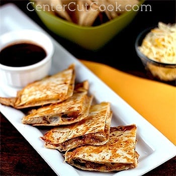 BBQ Ranch Chicken Quesadillas