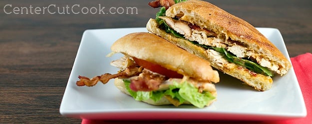 Chicken club sandwich chipotle mayo