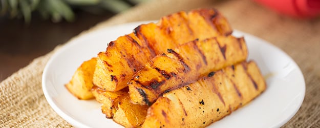 Grilled pineapple