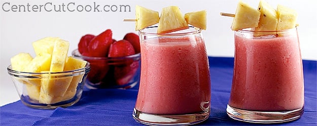 Strawberry pineapple smoothie