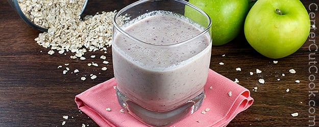 Cran apple oatmeal smoothie