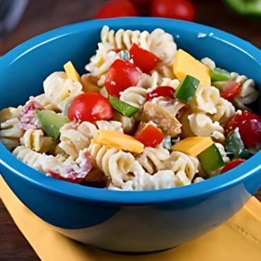 bacon cheddar ranch pasta salad