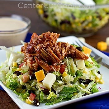 Southwestern bbq chicken salad 2