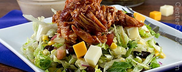 Southwestern bbq chicken salad