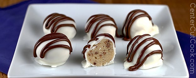 Chocolate Peanut Butter Cookie Dough Truffles