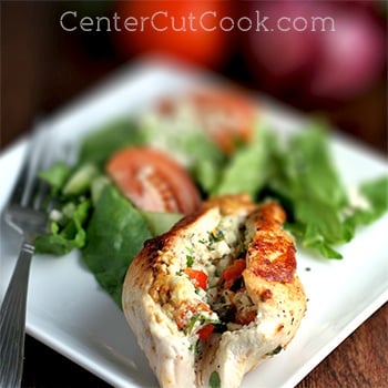 Mediterranean stuffed chicken 2