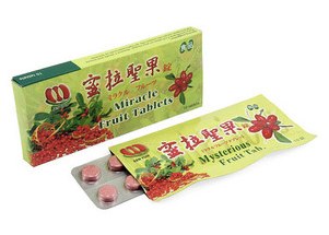 Miracle berry fruit tab