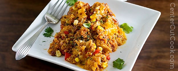 Southwestern quinoa casserole