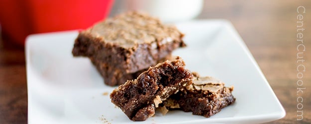 Triple chocolate fudge brownies