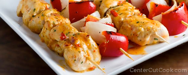 Bang bang chicken kabobs