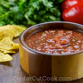 Classic Salsa with Roasted Corn