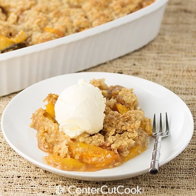 Fresh peach crisp2