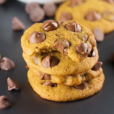 Pumpkin chocolate chip cookies 2