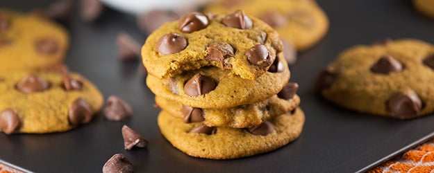 Pumpkin chocolate chip cookies