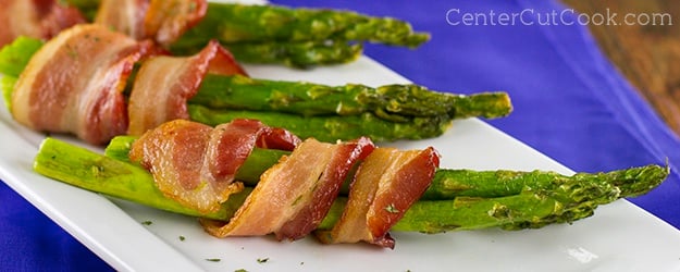 Bacon wrapped asparagus