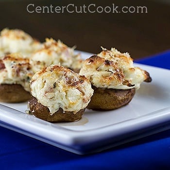 Bacon parmesan stuffed mushrooms 2