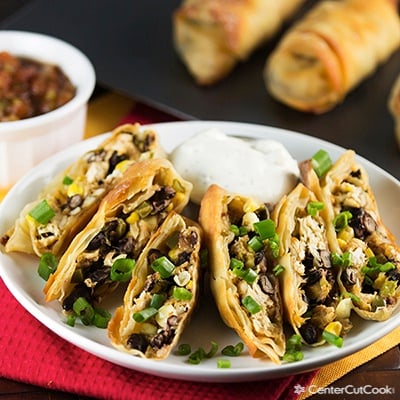 Baked southwestern egg rolls 2