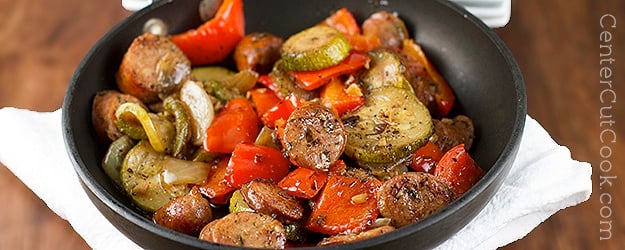 Italian Chicken Sausage Skillet