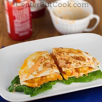 Bang bang shrimp quesadillas 2