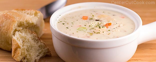 Cream of chicken and rice soup