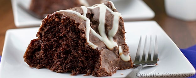 Double chocolate brownie cake