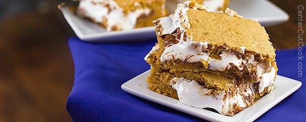 Peanut butter smores bars