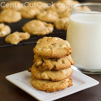 Peanut butter white chocolate chip cookies 2