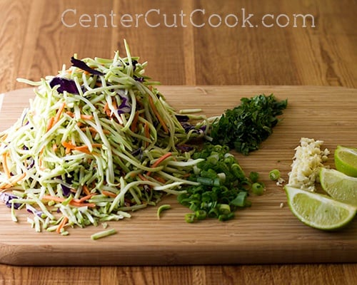 Chicken  Veggie Noodle Bowl with Peanut Sauce 3