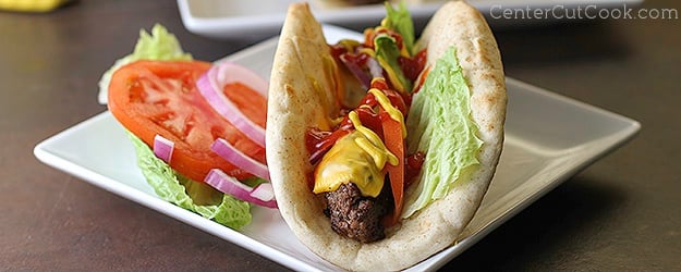 Cheeseburger flatbreads