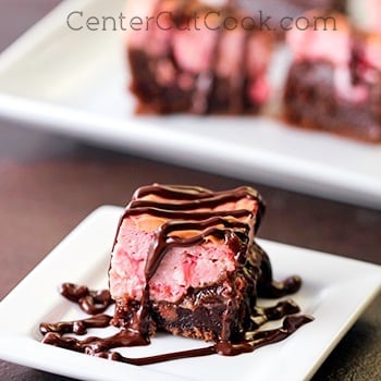 Cherry cheesecake brownies 2