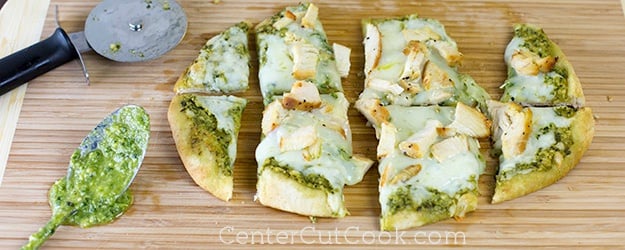 Chicken  Pesto Flatbreads