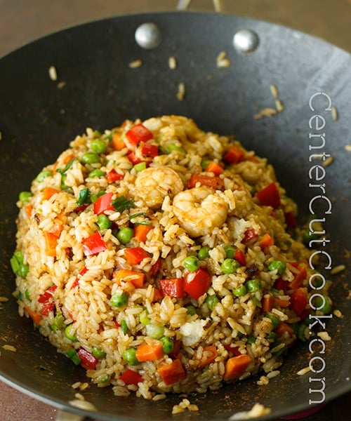 fried rice with chicken