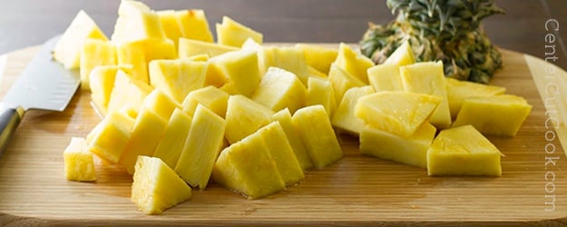 How to cut a pineapple
