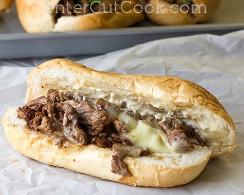 Philly cheesesteak sandwiches 5