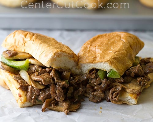 Philly cheesesteak sandwiches 8